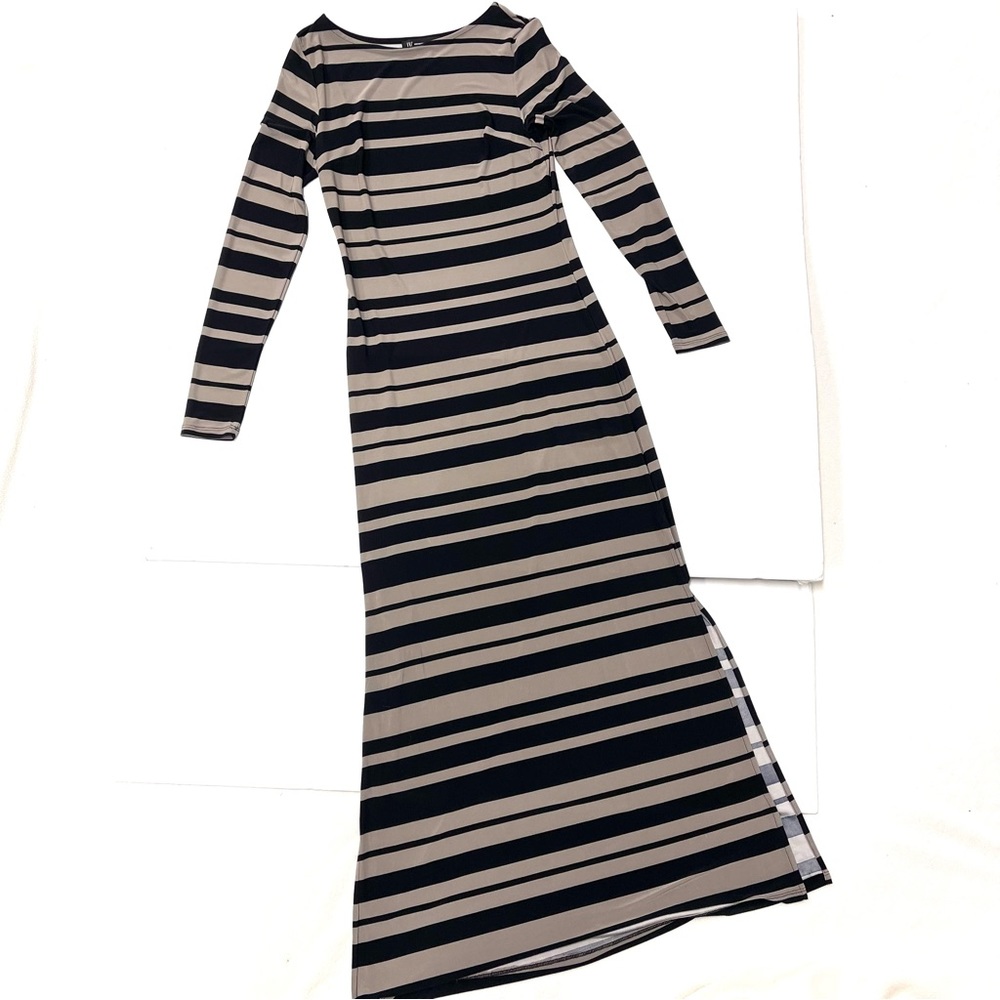 INC Maxi Dress Long Sleeve - Picture 3 of 8